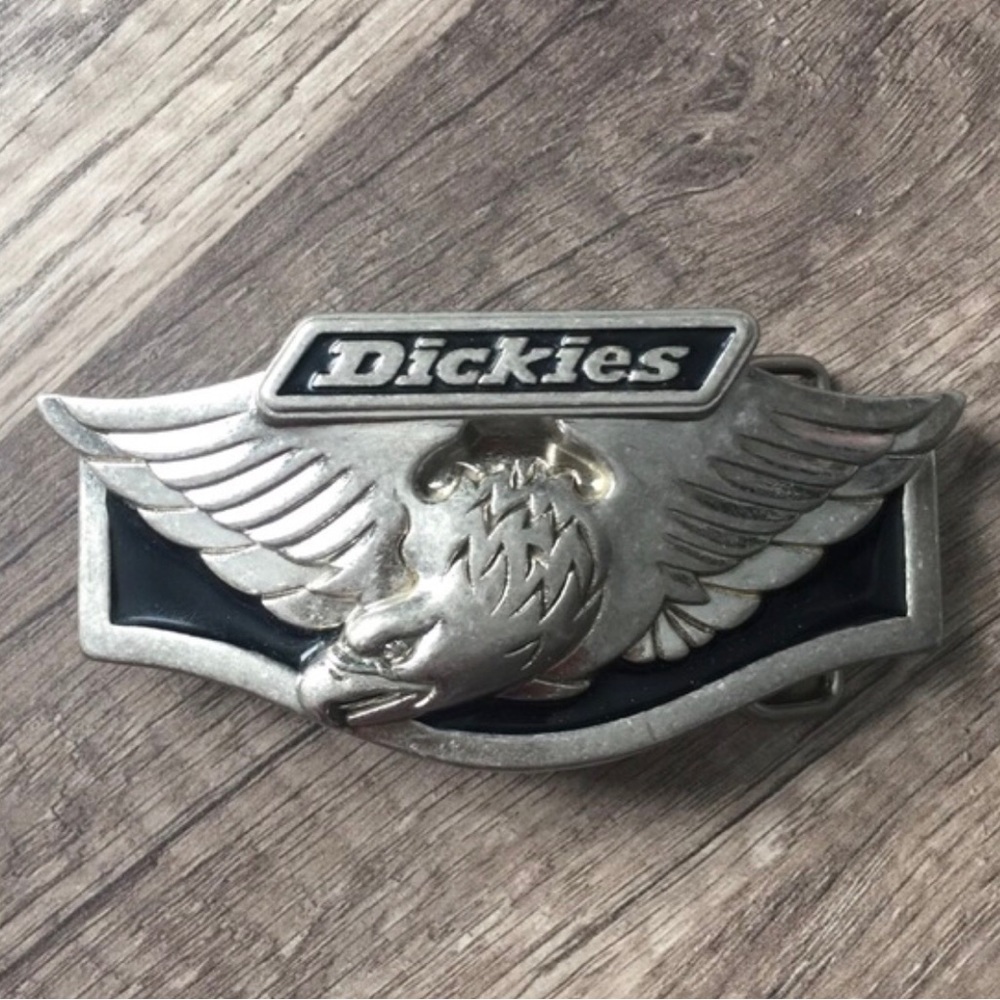 Dickies Men’s Belt Bucket Silver/Black, Final Sale!!!
